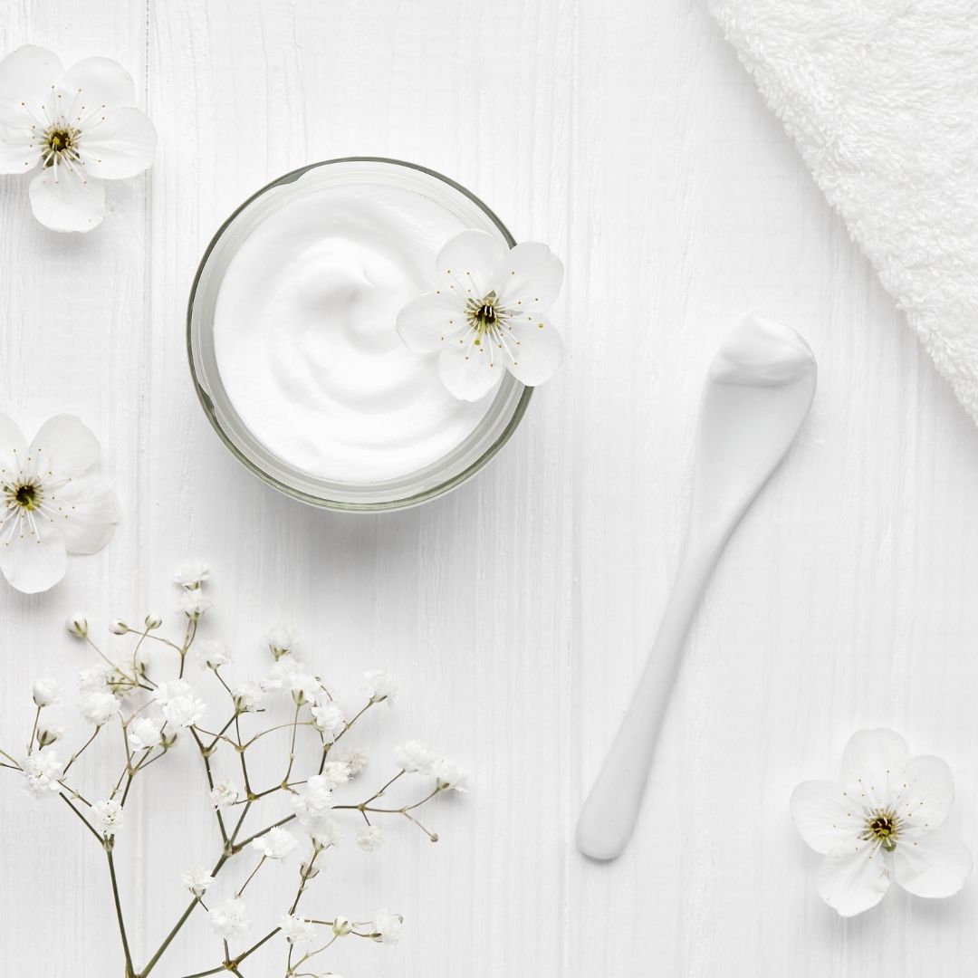 a bowl of moisturizer